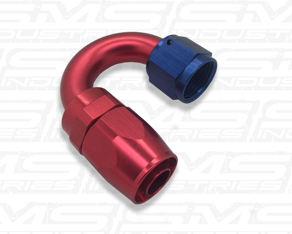 -8AN BRAIDED 180 DEGREE FITTING -8AN BRAIDED 180 DEGREE FITTING