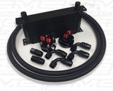 Complete Oil cooler / Filter relocation kits 19 Row-Braided Nylon