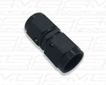 -6AN FEMALE STRAIGHT ADAPTER (BLACK)
